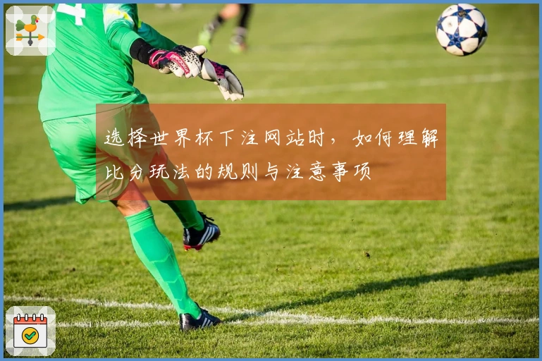 选择世界杯下注网站时,如何理解比分玩法的规则与注意事项